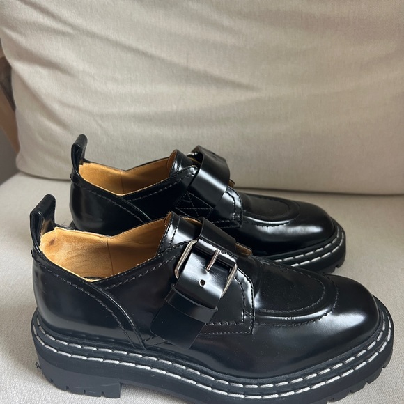 Proenza Schouler Lug Sole Buckle Oxfords - Picture 5 of 17
